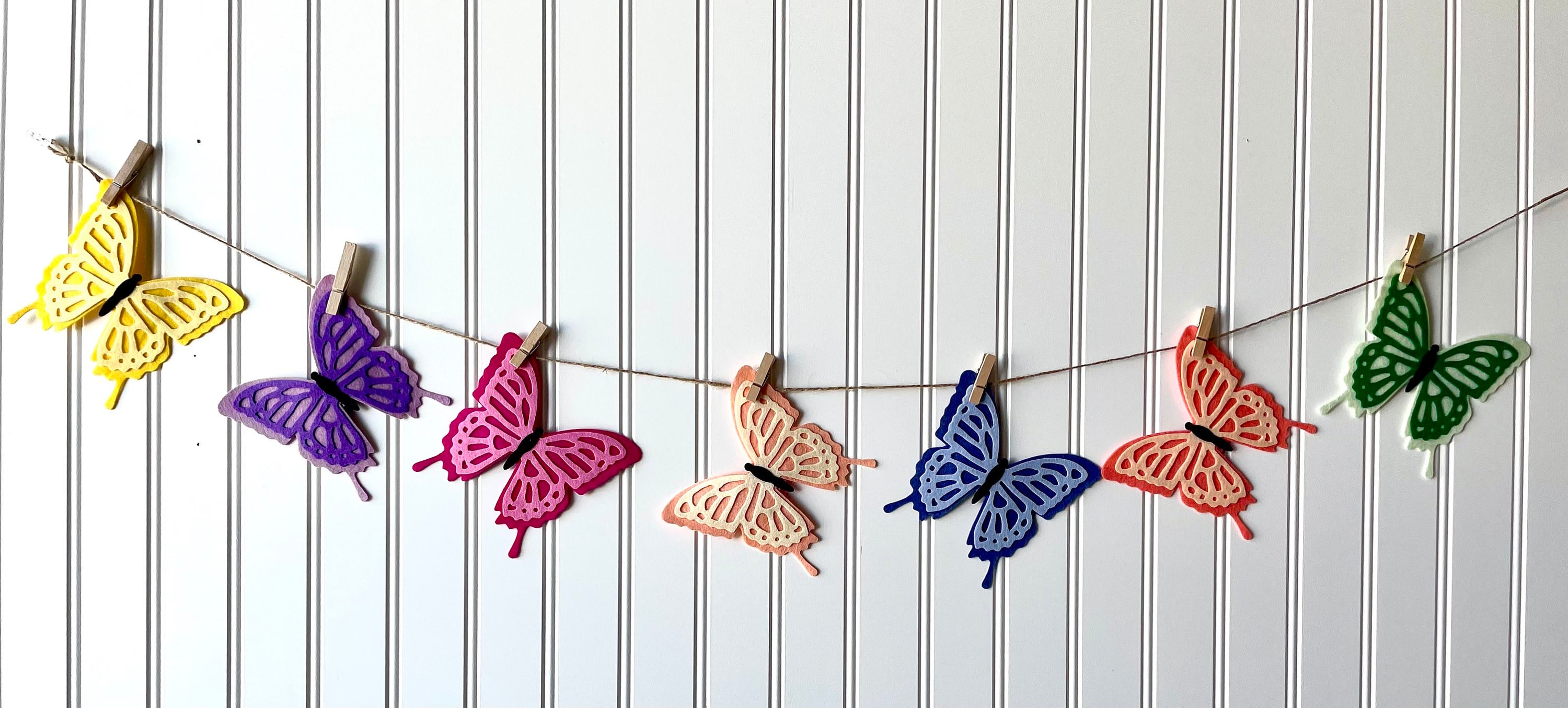 Butterfly Garland // Butterflies // Butterfly Decor // Etsy