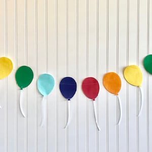 Balloon Garland // Happy Birthday Garland // Happy Birthday Balloons // Happy Birthday Banner //  Birthday Balloons //  Birthday Decor //