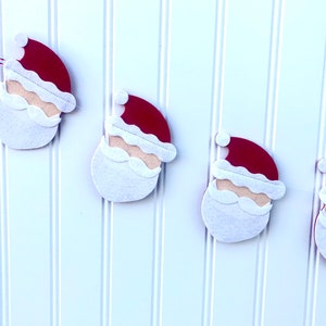 Guirlande de père Noël // Guirlande Jolly Ole Saint Nick // Guirlande de Noël // Décoration de Noël // Décoration de père Noël // Décoration de Noël // Père Noël