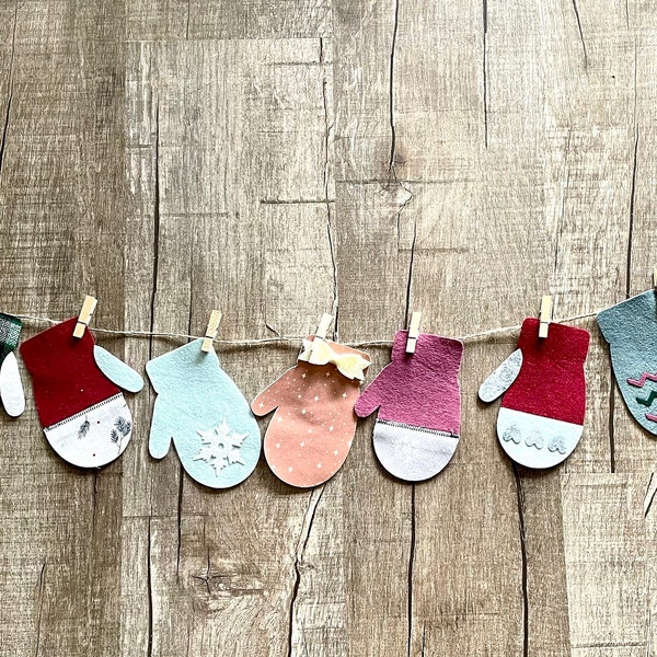 Mitten Garland Etsy