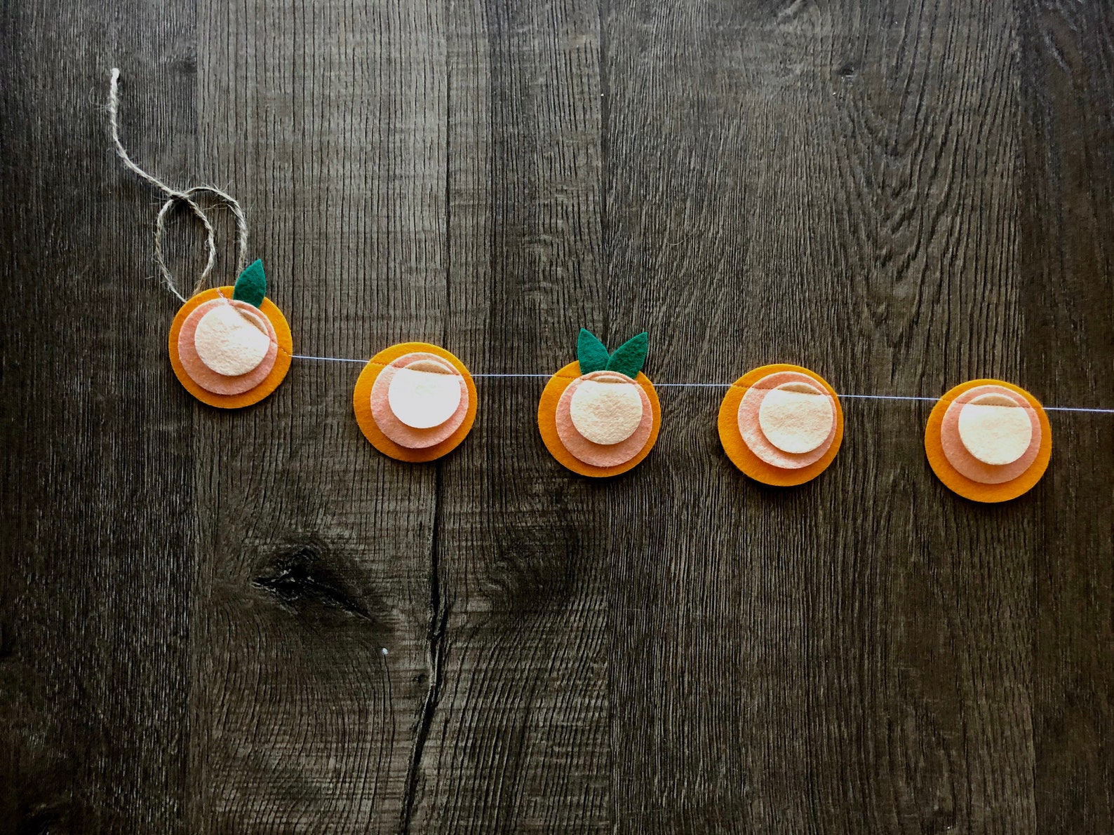 Orange Blossom Garland Orange Garland Spring Garland Orange Etsy