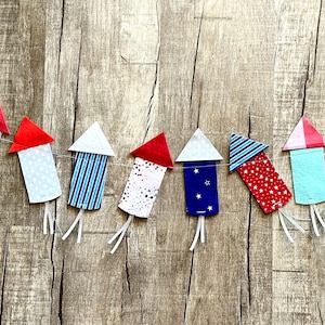 Fireworks Garland // Patriotic Garland // Patriotic Decor // Independence Day Decoration // Summer Party Decor // Fireworks // 4th of July