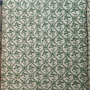 Papel final antiguo francés original impresión a color Jugendstil Art Nouveau / Deco papel grueso o cartón artesanía encuadernación bauhaus 1920 flores