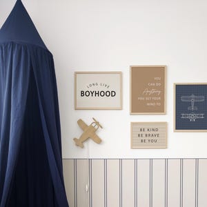 Canopy deep blue, Bed canopy, Baby canopy, kids canopy, bed tent, Nursery canopy, Crib canopy 100% cotton