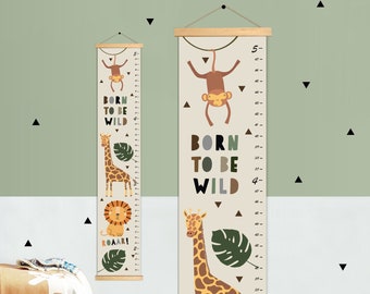 Jungle Themed Growth Chart