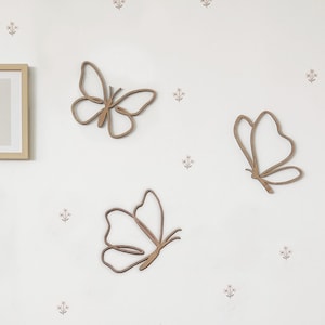 Holzschild Schmetterlinge, Schmetterlinge Holzbild, Geschenk für Mädchen und Jungen, Geschenk zur Geburt, Babyzimmer, Baby Zimmer Dekor