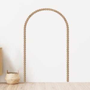 Wooden Arch CIRCLES, Wall Molding wood, wooden wall molding arch shaped