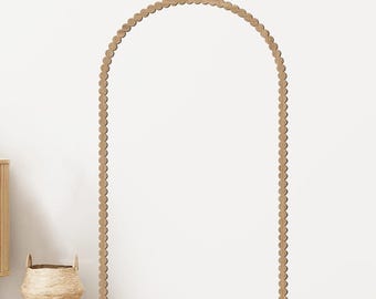Wooden Arch CIRCLES, Wall Molding wood, wooden wall molding arch shaped