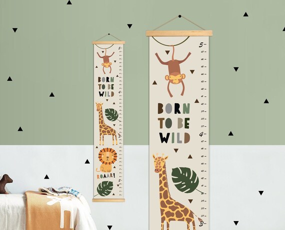 Safari Animal Growth Chart