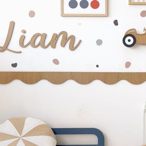 Soft scalloped mountain Wall Moulding wood, wooden wall molding, chair rail molding shaped scallop, wooden Cornice