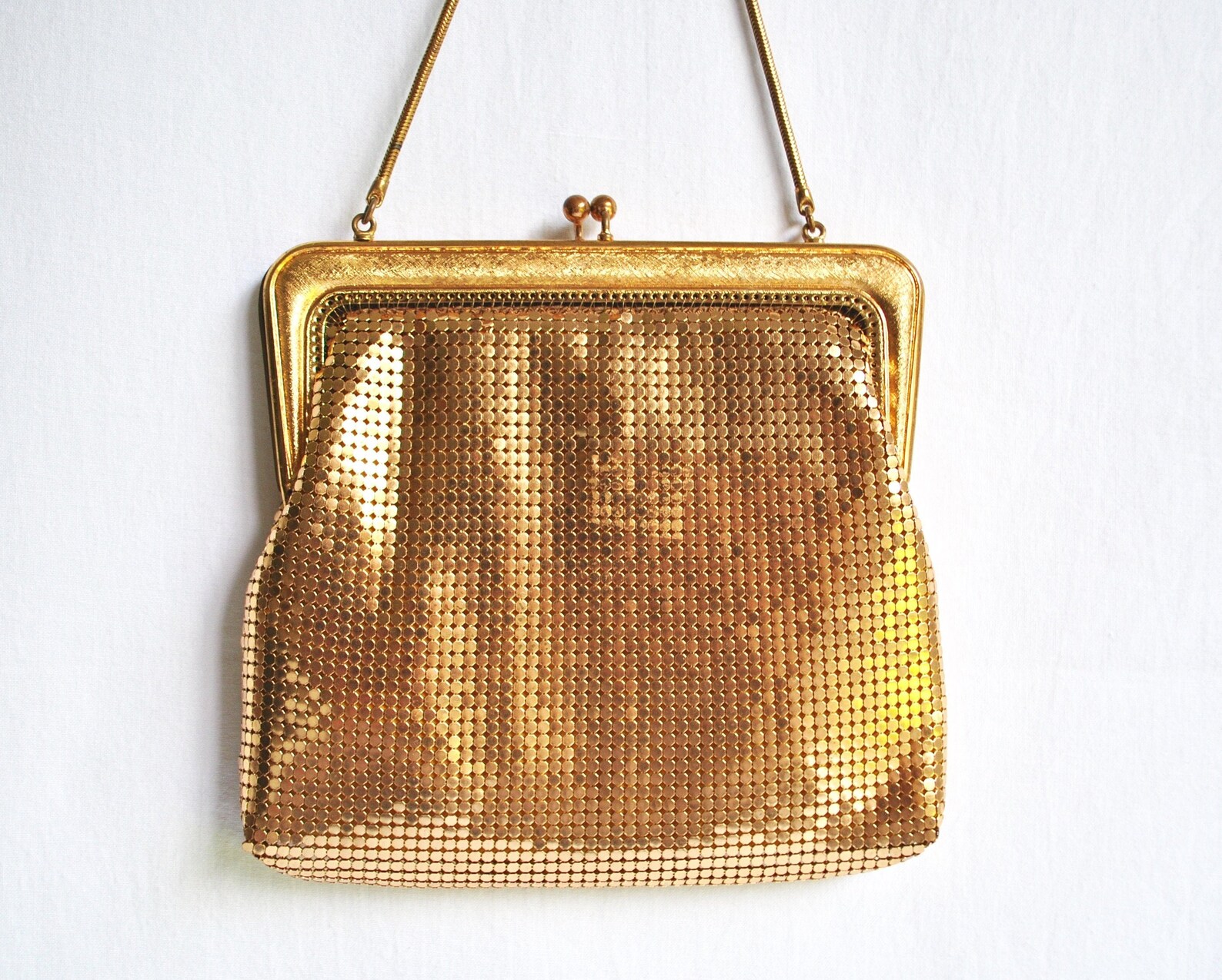 gold evening handbag