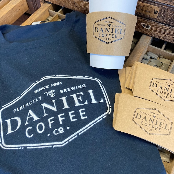 Custom Coffee Sleeves With Logo Etsy