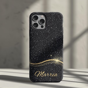 Personalized Glitter Phone Case: Custom Protective Smartphone Cover