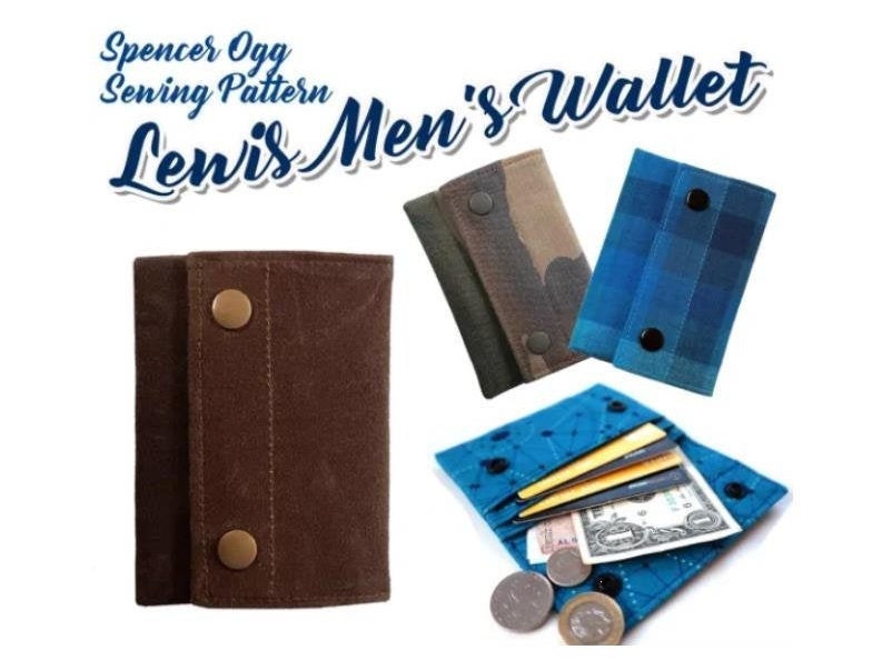 Spencerogg Lewis Mens Wallet, SO Patterns, Spencerogg Patterns