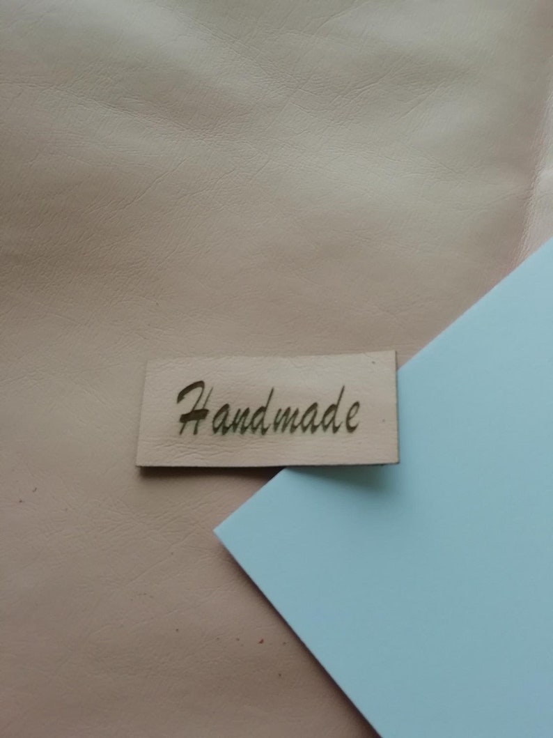 Sew in Labels, Faux Leather Labels, Leather Labels, Cork Labels