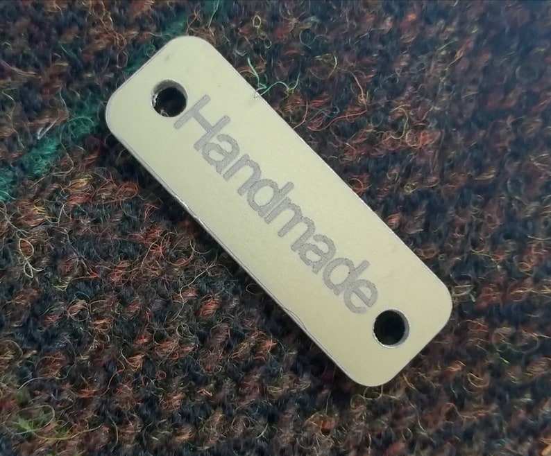 Metal Labels Metal Tags Sew in Labels Rivet Rivet Tags Etsy UK