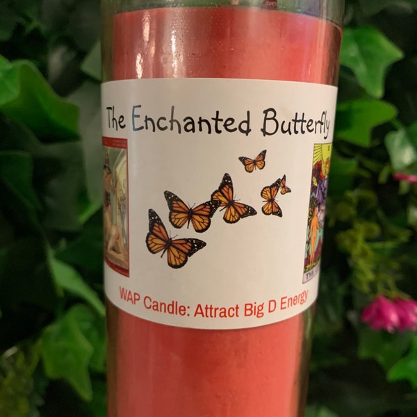 The Enchanted Butterfly: Humor Candles, Sage, funny candles, WAP, Meditation, Manifest