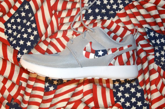 American Flag Roshe Run Red Fourth of July Patriotic | Nike American Flag Roshe Run Red Fourth of July Patriotic | Nike