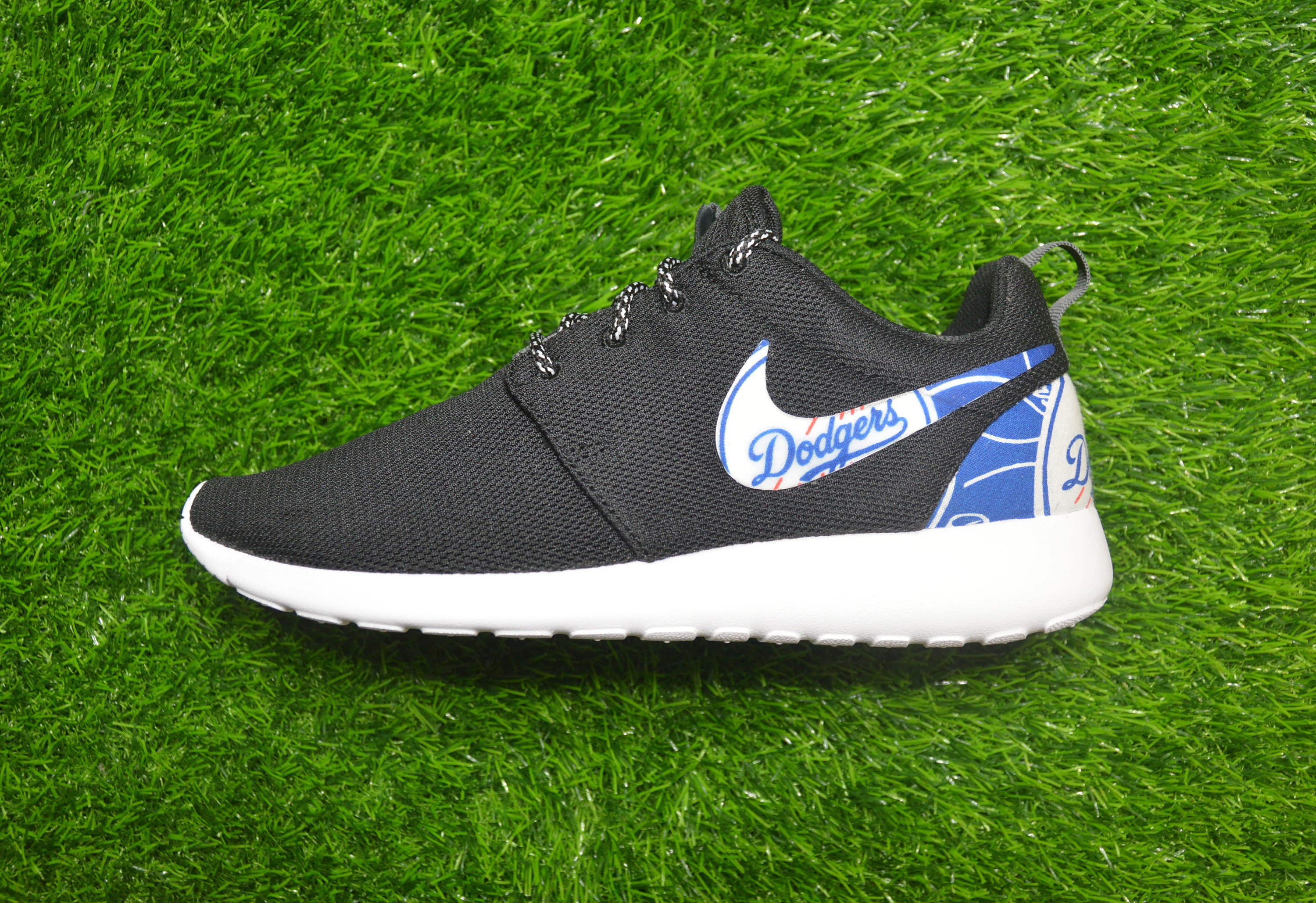 Los Angeles LA Dodgers Custom Nike Roshe Run One Shoe Sneaker | Etsy