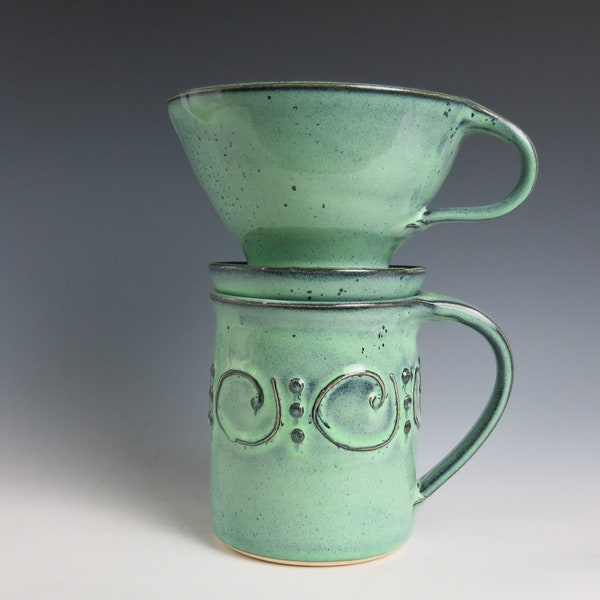 Ceramic Pour Over Coffee Maker Etsy