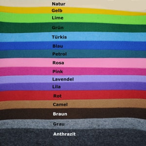 Sitzkissen Filz quadratisch verschiedene Farben mit individueller Bestickung 35 cm afbeelding 2