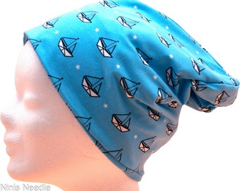 Beanies | Paper boat hat turquoise