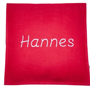 Square felt seat cushion various colors with individual embroidery 35 cm image 7