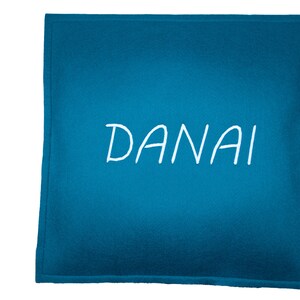 Square felt seat cushion various colors with individual embroidery 35 cm image 3