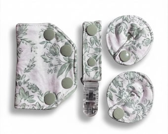 Tubie Pad, Port Cover, Tubie Clip Set - Sage Green