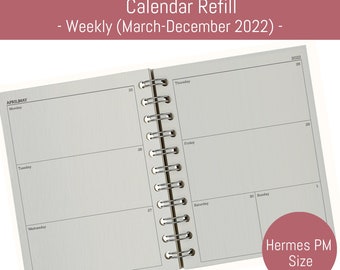 Hermès - Ulysse Calendar Refill, Small Model