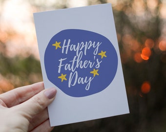 Printable Fathers Day Card | Fathers Day Card Template Instant Download | First Fathers Day Card | PDF Fathers Day Card