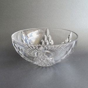 Crystal bowl GORHAM Lead crystal candy dish Centerpiece fruit vase Made in Germany image 8