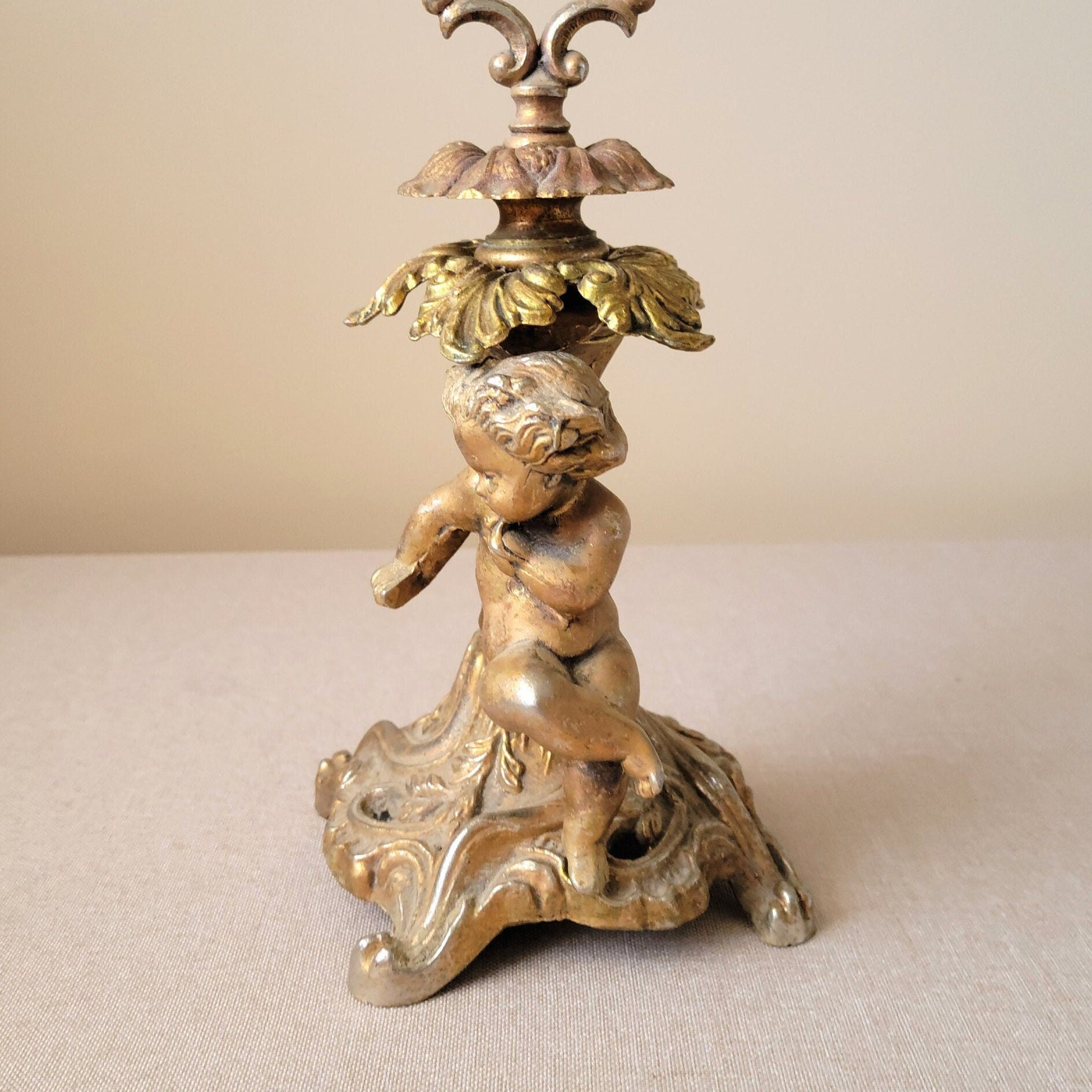 Vintage Table Lamp Base Parts CHERUB Replace Lamp Parts Lighting Parts Hollywood Regency Table Lamp Base Etsy