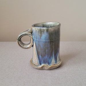 Handmade stoneware mug Rustic coffee tea cup Artist made drinkware Farmhouse pottery image 2
