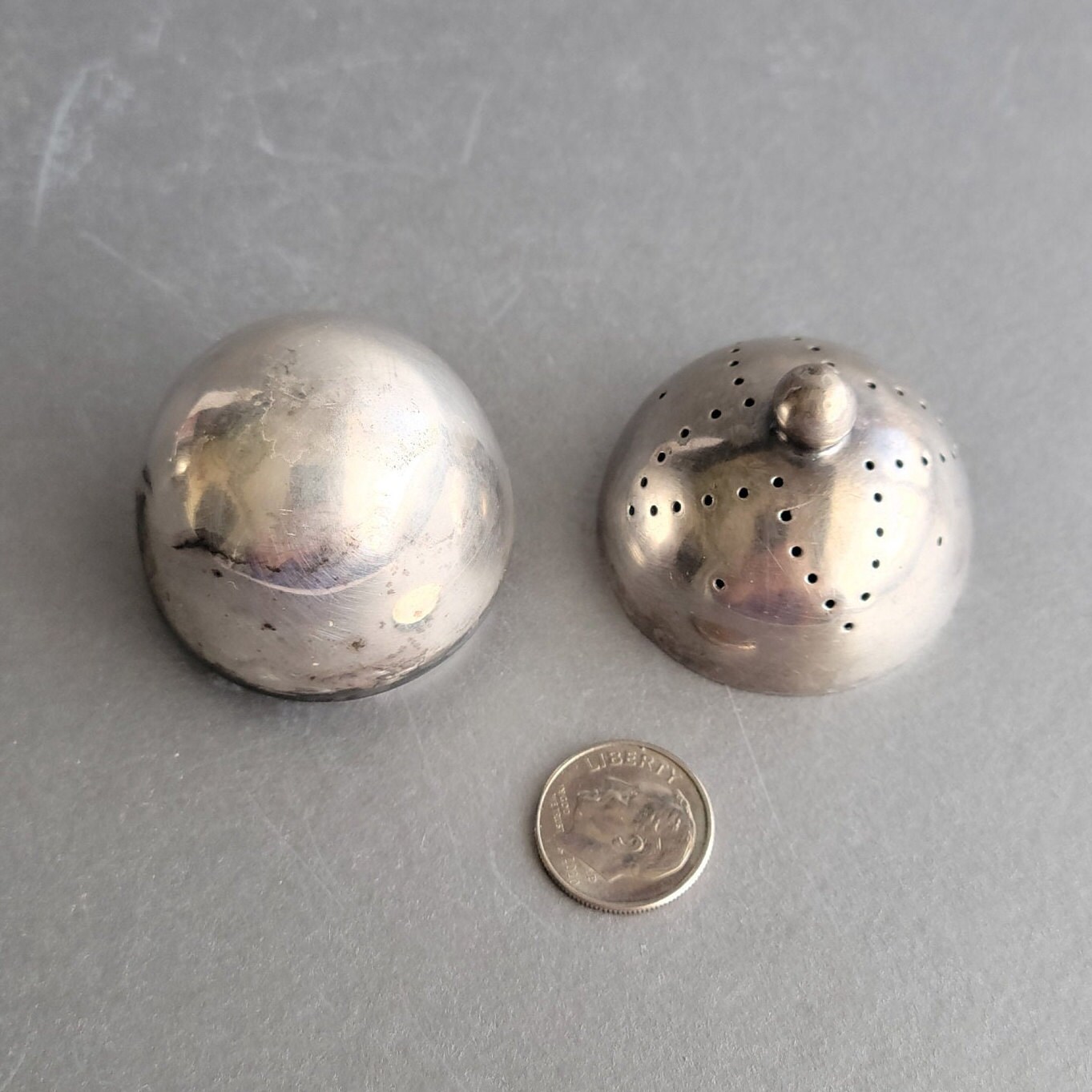 コレクション Mappin & Webb Silver Condiment Set Mappin & Webb English Sterilng Silver Condiment Set 3pc