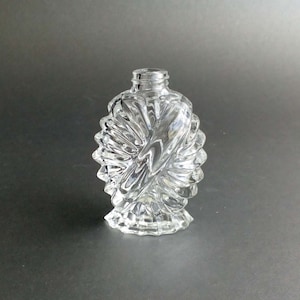 Bohemian glass perfume bottle Hand made perfumers Made in Czech Republic Vanity collection image 1
