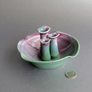 Artist made incense stick holder Hand made ceramic incense burner Fragrance burner Aromatherapy table decor image 10