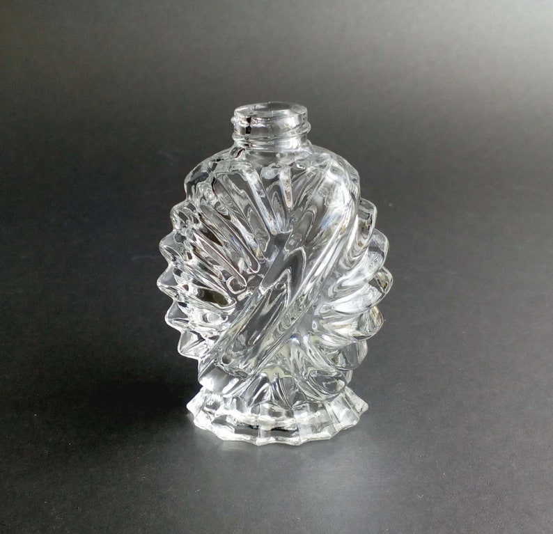 Bohemian glass perfume bottle Hand made perfumers Made in Czech Republic Vanity collection image 5