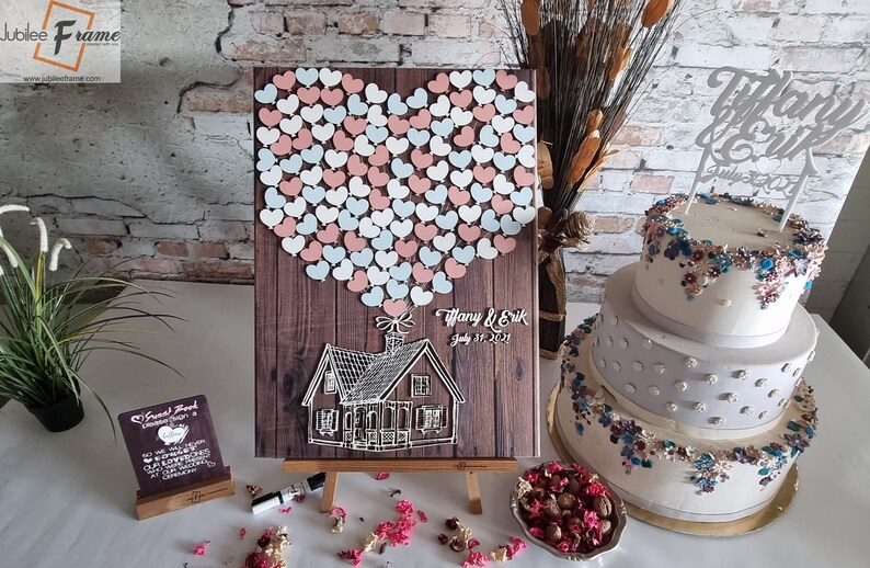 House Guest Book Inspired From up House Disney Wedding Guest Etsy