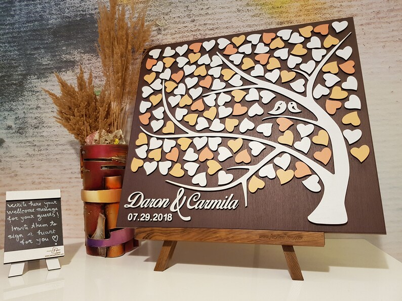 Bridal Shower Guest Book Wedding Guestbook Customized Guest Etsy