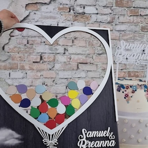 Adventure Drop Box Gästebuch - Inspiriertes schwimmendes Haus mit Ballonwünschen, buntem Hochzeitsandenken und Memory Drop Box