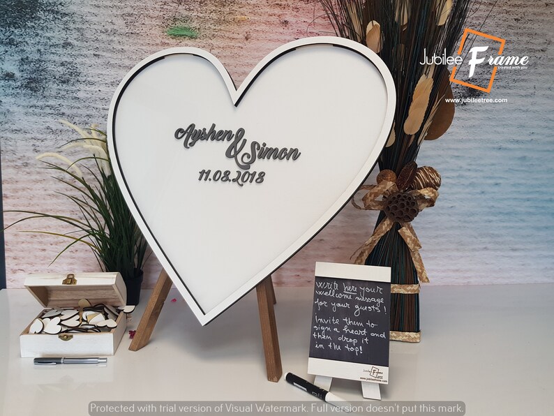 Alternative Guest Book wedding Guest Book alternative Drop Etsy