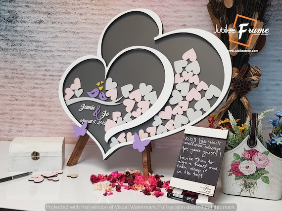 2019 wedding gift wedding sign alternative Wedding Guestbook purple wedding Wedding guest book alternative gift Wedding guestbooks
