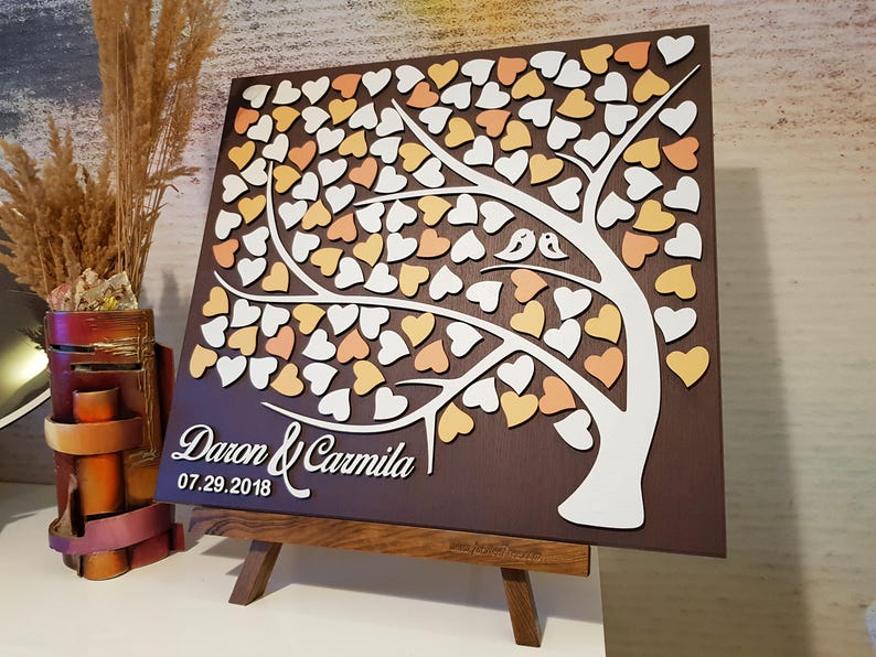 Bridal Shower Guest Book Wedding Guestbook Customized Guest Etsy