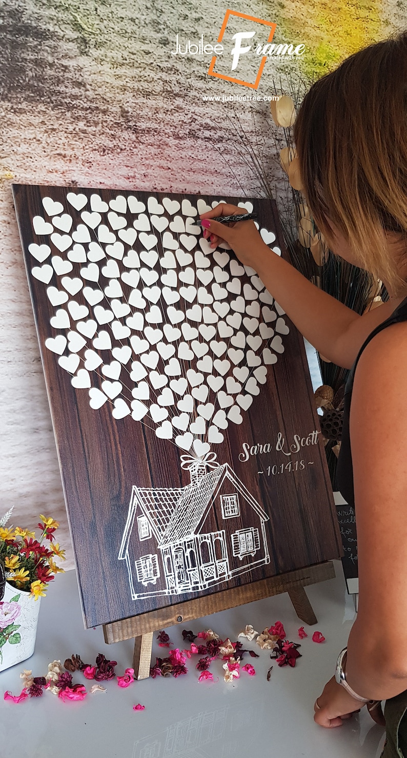 Alternative guest book Up House Disney Theme Wedding Guest image 0