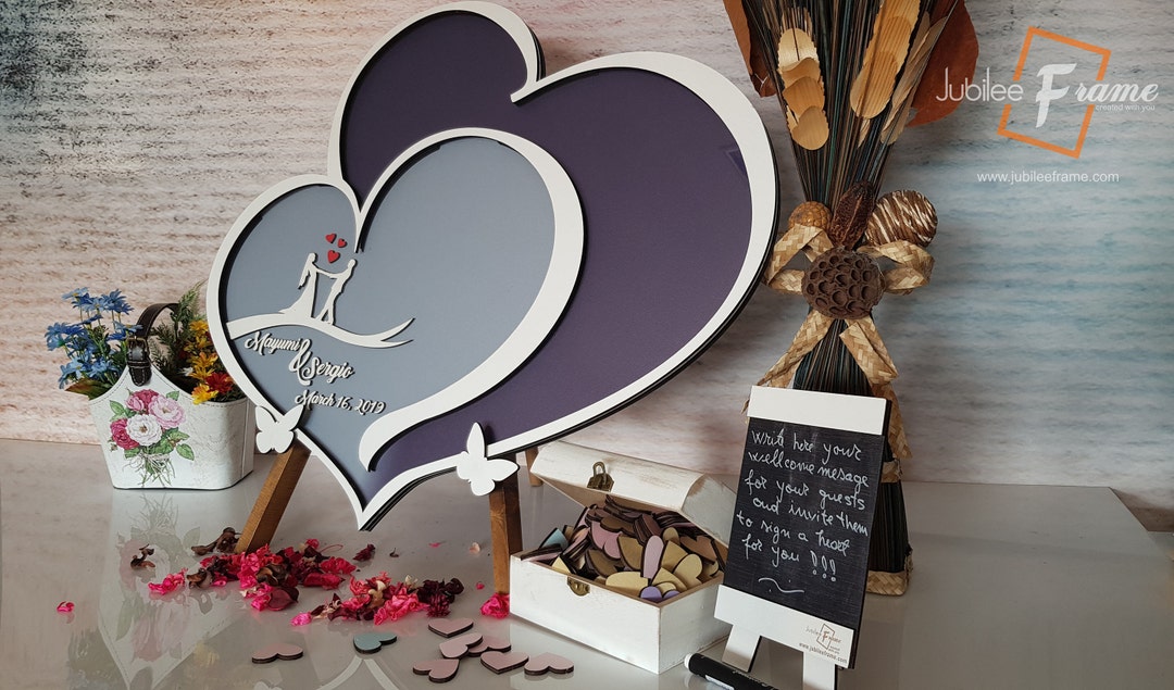 Rustic Wedding Guest Book Alternative Guest Book Wedding