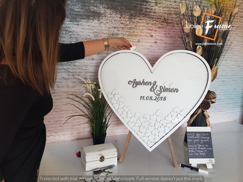 Alternative Guest Book wedding Guest Book alternative Drop Etsy