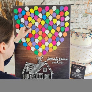Wedding Guestbook - Personalized Memory with Heartfelt Signatures, Love Message guestbook , Ceremony Tokens, Unique Rustic Lifetime Memento