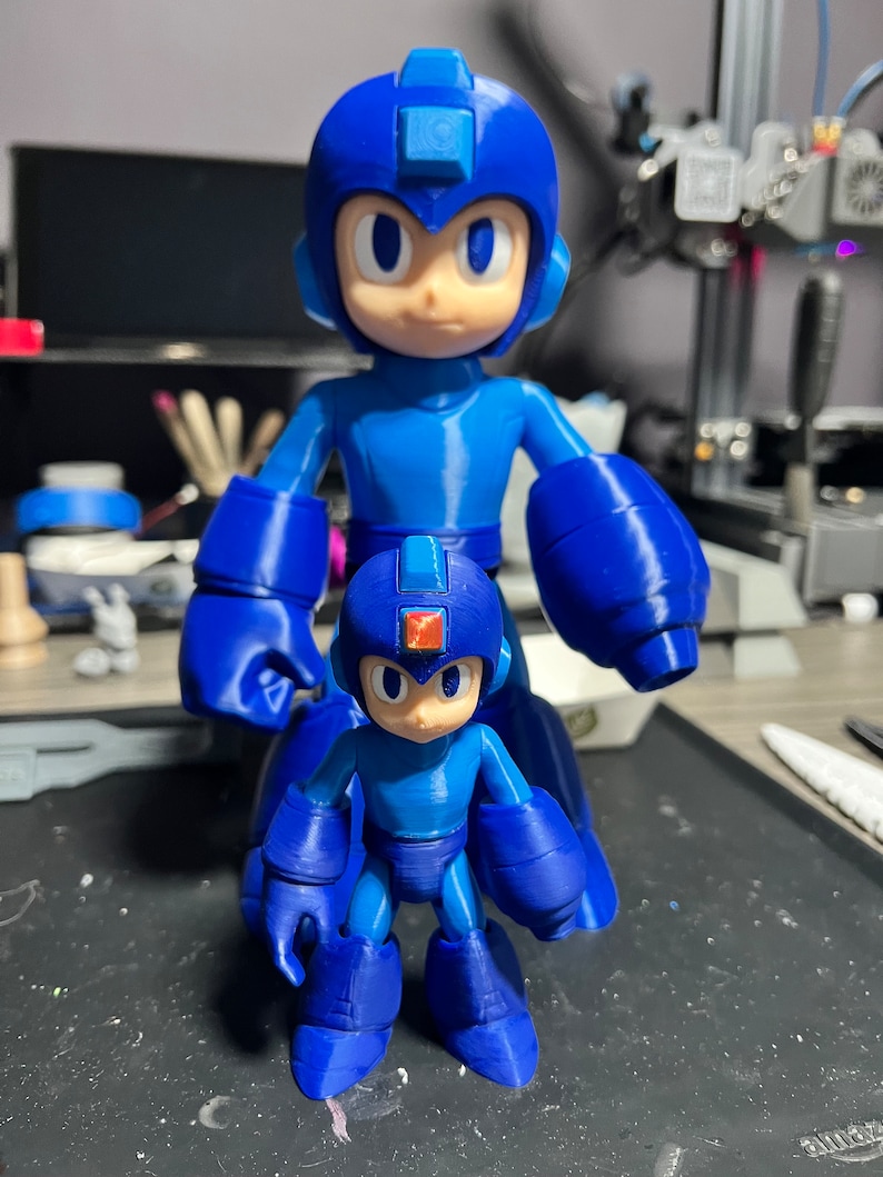 Mega Man Action Figure Design Your Own Color Scheme Etsy