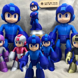 Mega Man Action Figure - Design Your Own Color Scheme Available